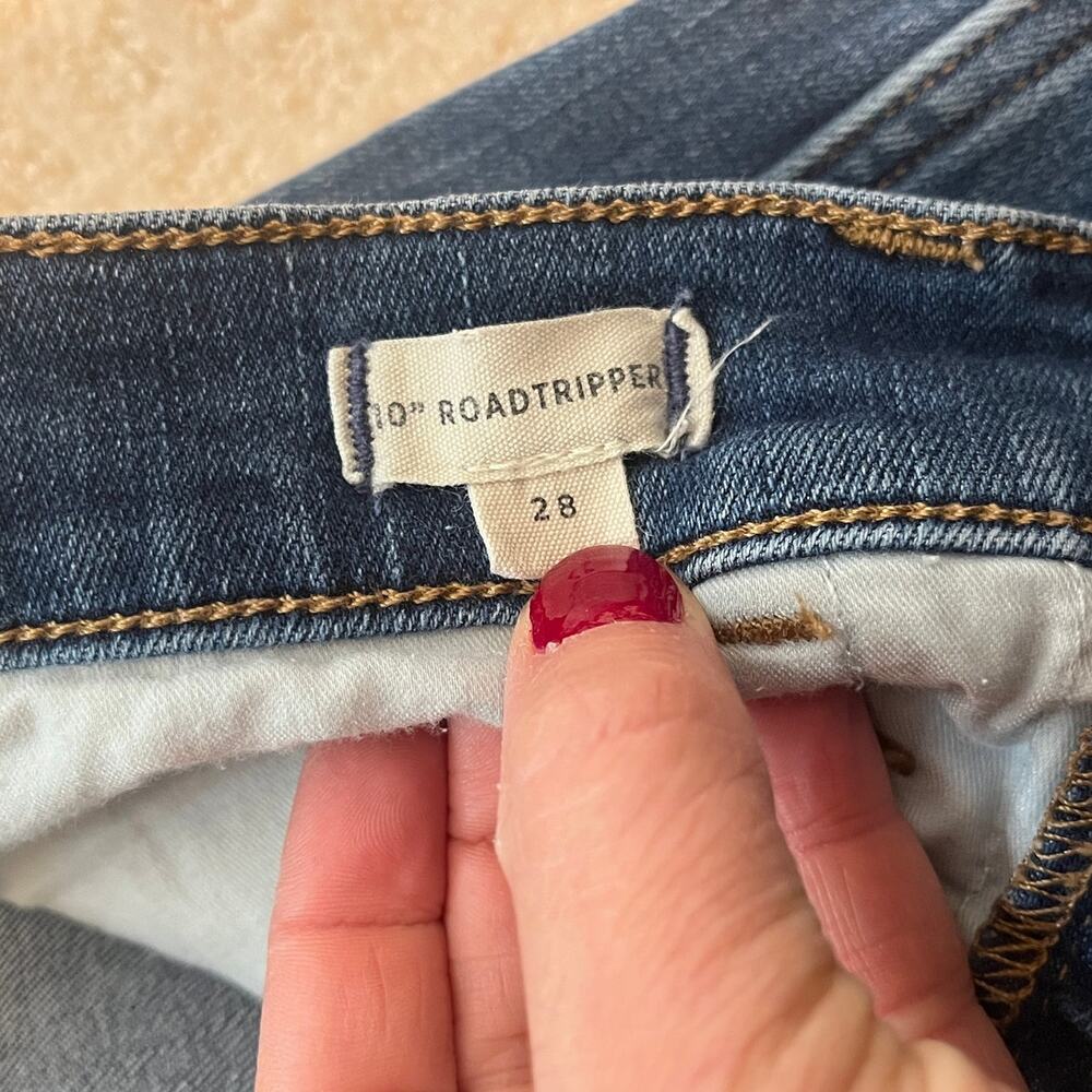 Madewell 10" Roadtripper High Rise Skinny Jeans Blue Size 28 - Picture 6 of 8